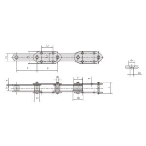konveijera ķēde liftam