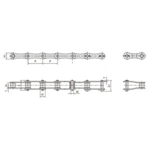 divpakāpju transmisijas ķēde