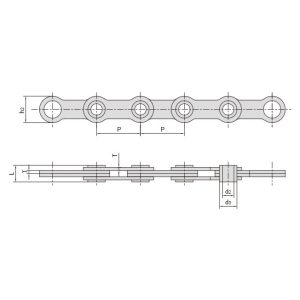 dobi pin lapu ķēde