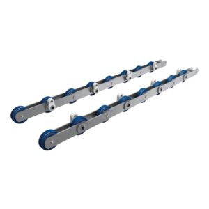 pārvietojas pastaigu palešu ķēde