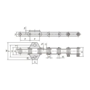 Lauksaimniecības tehnikas ķēdes O-gredzens