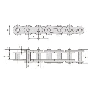 bezrullīšu pacēlāja ķēde