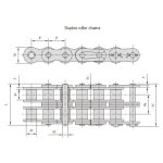 lieljaudas rullīšu ķēdes