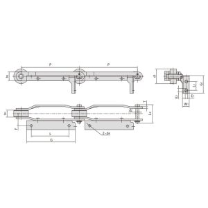 tabakas mašīnu konveijera ķēde