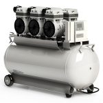 zobārstniecības elektriskais gaisa kompresors bez eļļas