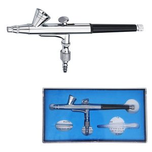 pneimatiskais aerogrāfs ar gravitācijas padevi