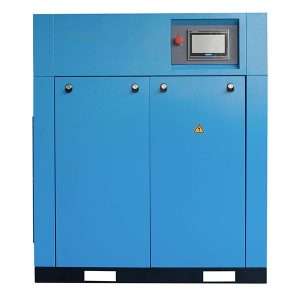 PM mainīgas frekvences divpakāpju skrūvējamais gaisa kompresors