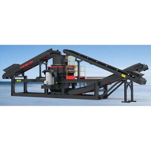 mobilā smilšu ražošanas drupināšanas stacija