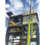 torņa tipa sausā smilšu ražošanas iekārta